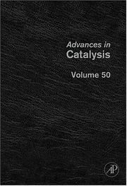 Cover of: Advances in Catalysis, Volume 50 (Advances in Catalysis)