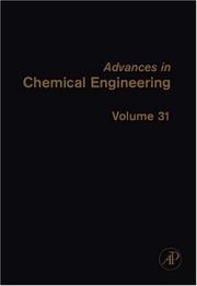 Cover of: Advances in Chemical Engineering, Volume 31 (Advances in Chemical Engineering)