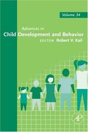 Cover of: Advances in Child Development and Behavior, Volume 34 (Advances in Child Development and Behavior)