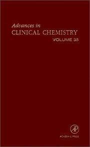 Cover of: Advances in Clinical Chemistry, Volume 35 (Advances in Clinical Chemistry)