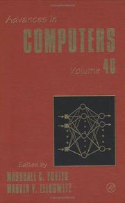 Cover of: Advances in Computers, Volume 40 (Advances in Computers) by Marvin V. Zelkowitz, Marshall C. Yovits, Marvin V. Zelkowitz