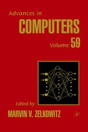 Cover of: Advances in Computers, Volume 41 (Advances in Computers) by Marvin V. Zelkowitz, Marvin V. Zelkowitz