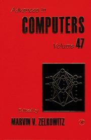 Cover of: Applications of Artificial Intelligence, Volume 47 (Advances in Computers)