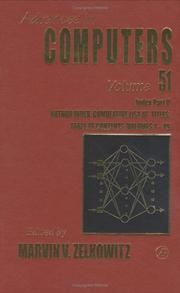 Cover of: Cumulative Subject and Author Indexes for Volumes 1-49, Part II, Volume 51 (Advances in Computers) by Marvin V. Zelkowitz