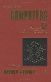 Cover of: Advances in Computers, Volume 52 40th Anniversary Volume by Marvin V. Zelkowitz