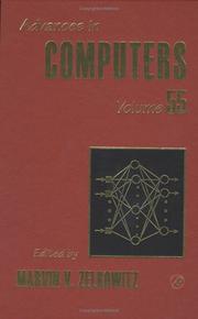 Cover of: Advances in Computers, Volume 55 (Advances in Computers)