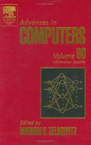 Cover of: Advances in Computers, Volume 60 by Marvin V. Zelkowitz
