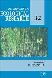Cover of: Advances in Ecological Research (Vol 32) (Advances in Ecological Research)