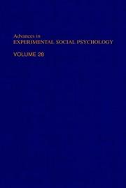 Cover of: Advances in Experimental Social Psychology, Volume 28 (Advances in Experimental Social Psychology) by Mark P. Zanna