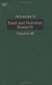 Cover of: Advances in Food and Nutrition Research, Volume 48 (Advances in Food and Nutrition Research) by Steve Taylor, Steve Taylor