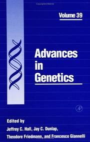 Cover of: Advances in Genetics