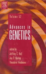 Cover of: Advances in Genetics, Volume 52 (Advances in Genetics)