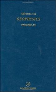 Cover of: Advances in Geophysics, Volume 43 (Advances in Geophysics)