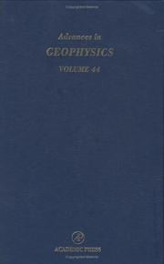 Cover of: Advances in Geophysics, Volume 44 (Advances in Geophysics)