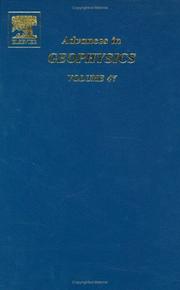 Cover of: Advances in Geophysics, Volume 47 (Advances in Geophysics)