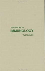 Cover of: Advances in Immunology, Volume 55 (Advances in Immunology)