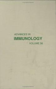 Cover of: Advances in Immunology, Volume 56 (Advances in Immunology)