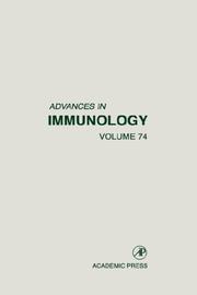 Cover of: Advances in Immunology, Volume 61 (Advances in Immunology)
