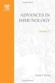 Cover of: Advances in Immunology, Volume 77 (Advances in Immunology)