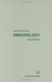 Cover of: Advances in Immunology, Volume 81 (Advances in Immunology) by Frederick W. Alt