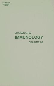 Cover of: Advances in Immunology, Volume 88 (Advances in Immunology)