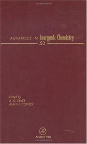 Cover of: Advances in Organic Chemistry, 50 (Advances in Inorganic Chemistry)