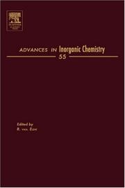 Cover of: Advances in Inorganic Chemistry, Volume 55 (Advances in Inorganic Chemistry)