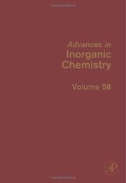 Cover of: Advances in Inorganic Chemistry, Volume 58 : Homogeneous Biomimetic Oxidation Catalysis (Advances in Inorganic Chemistry) (Advances in Inorganic Chemistry)