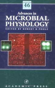 Cover of: Advances in Microbial Physiology