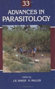 Cover of: Advances in Parasitology, Volume 33: Volume 33 (Advances in Parasitology)