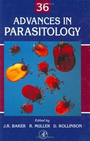 Cover of: Advances in Parasitology, Volume 36 (Advances in Parasitology) by 