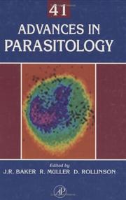 Cover of: Advances in Parasitology, Volume 41 (Advances in Parasitology)