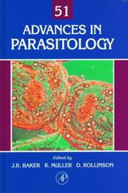 Cover of: Advances in Parasitology, Volume 51 (Advances in Parasitology)