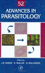 Cover of: Advances in Parasitology (Volume 52) (Advances in Parasitology) by 