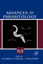 Cover of: Advances in Parasitology, Volume 60 (Advances in Parasitology) by 