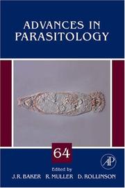 Cover of: Advances in Parasitology, Volume 64 (Advances in Parasitology) (Advances in Parasitology)