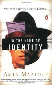 Cover of: In the Name of Identity | Amin Maalouf