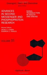 Cover of: Signal Transduction in Health and Disease (Advances in Second Messenger and Phosphoprotein Research, Volume 31) (Advances in Second Messenger and Phosphoprotein Research Series)