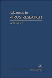 Cover of: Advances in Virus Research, Volume 47 (Advances in Virus Research)