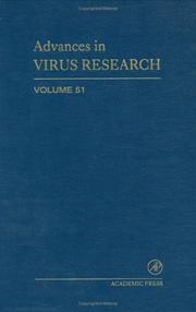 Cover of: Advances in Virus Research, Volume 51 (Advances in Virus Research)