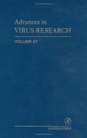 Cover of: Advances in Virus Research | 