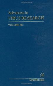 Cover of: Advances in Virus Research, Volume 58 (Advances in Virus Research)