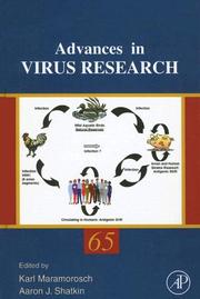 Cover of: Advances in Virus Research, Volume 65 (Advances in Virus Research) | 