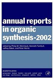 Cover of: Annual Reports in Organic Synthesis (2002) (Annual Reports in Organic Synthesis)