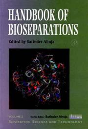 Cover of: Handbook of Bioseparations, Volume 2 (Separation Science and Technology)
