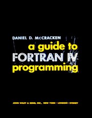 Cover of: A guide to Fortran IV programming