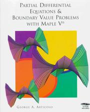 Cover of: Partial differential equations and boundary value problems with Maple V