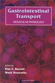 Cover of: Gastrointestinal Transport (Current Topics in Membranes, Volume 50) (Current Topics in Membranes)