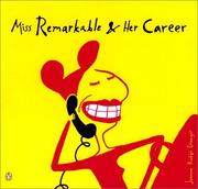 Cover of: Miss Remarkable & her career