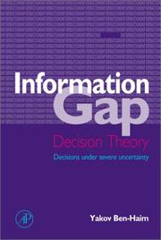 Cover of: Information-gap decision theory: decisions under severe uncertainty